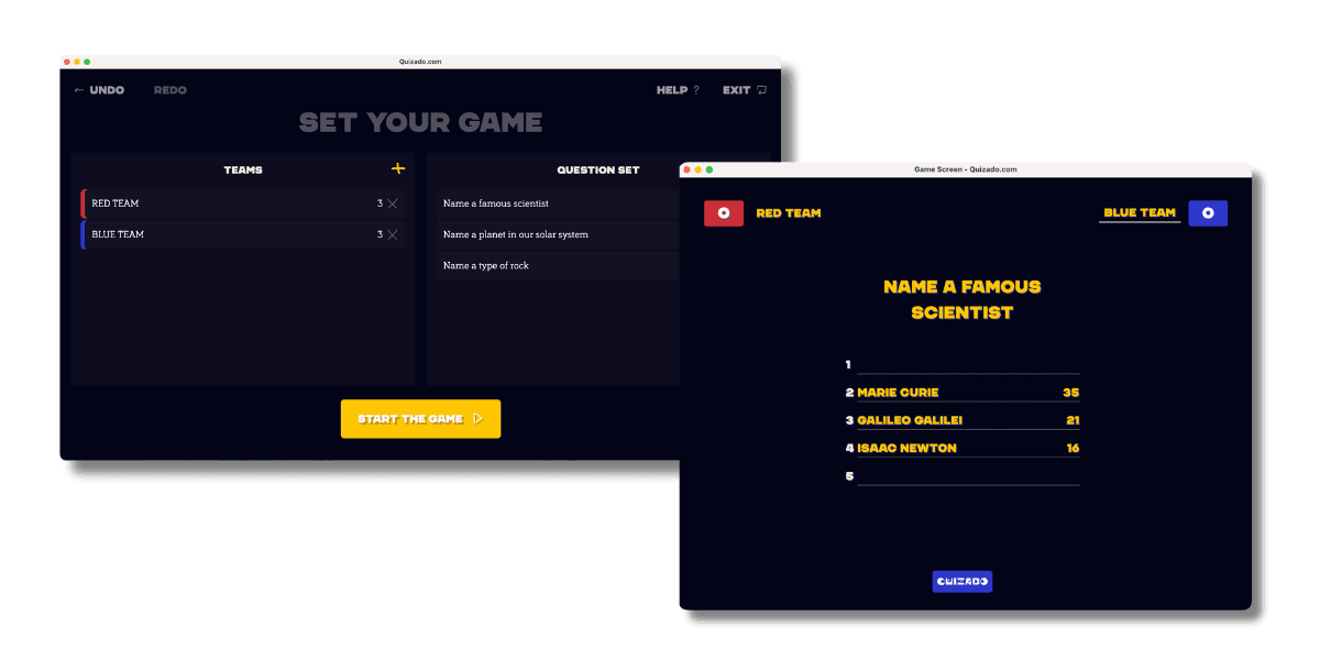 quizado-game-and-host-screens