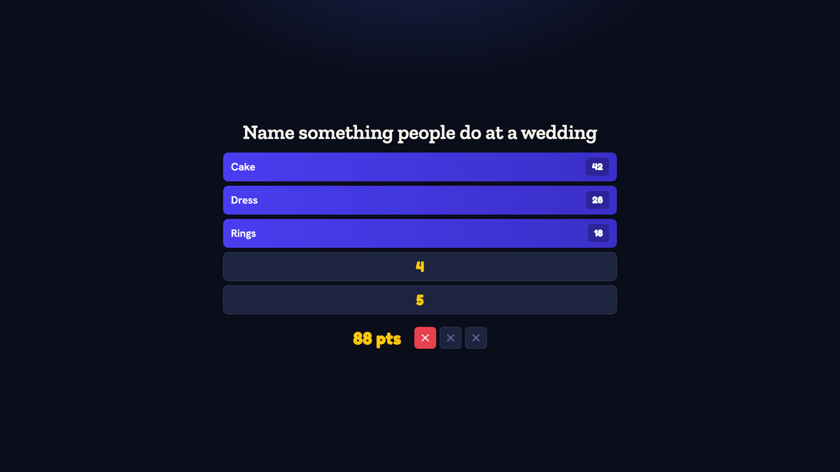 Host Your Own Family Feud